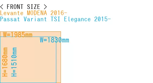 #Levante MODENA 2016- + Passat Variant TSI Elegance 2015-